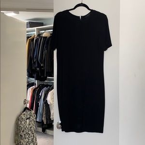 Club Monaco black short sleeve dress
